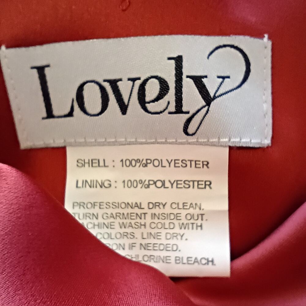 LOVELY Women's Evening Gown XXS Classic Formal Polyester - Picture 3 of 3